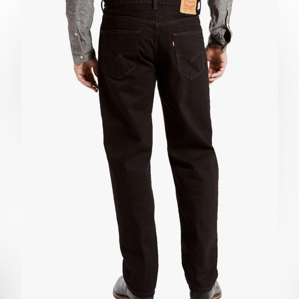 NWT Levi’s 550™ Black Relaxed Fit Mens Jeans Size 44X32 - Picture 5 of 9